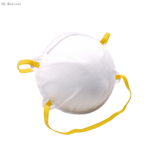 Becherform FFP3 Atemschutzgerät ohne Ventil Weiß Stirnbänder