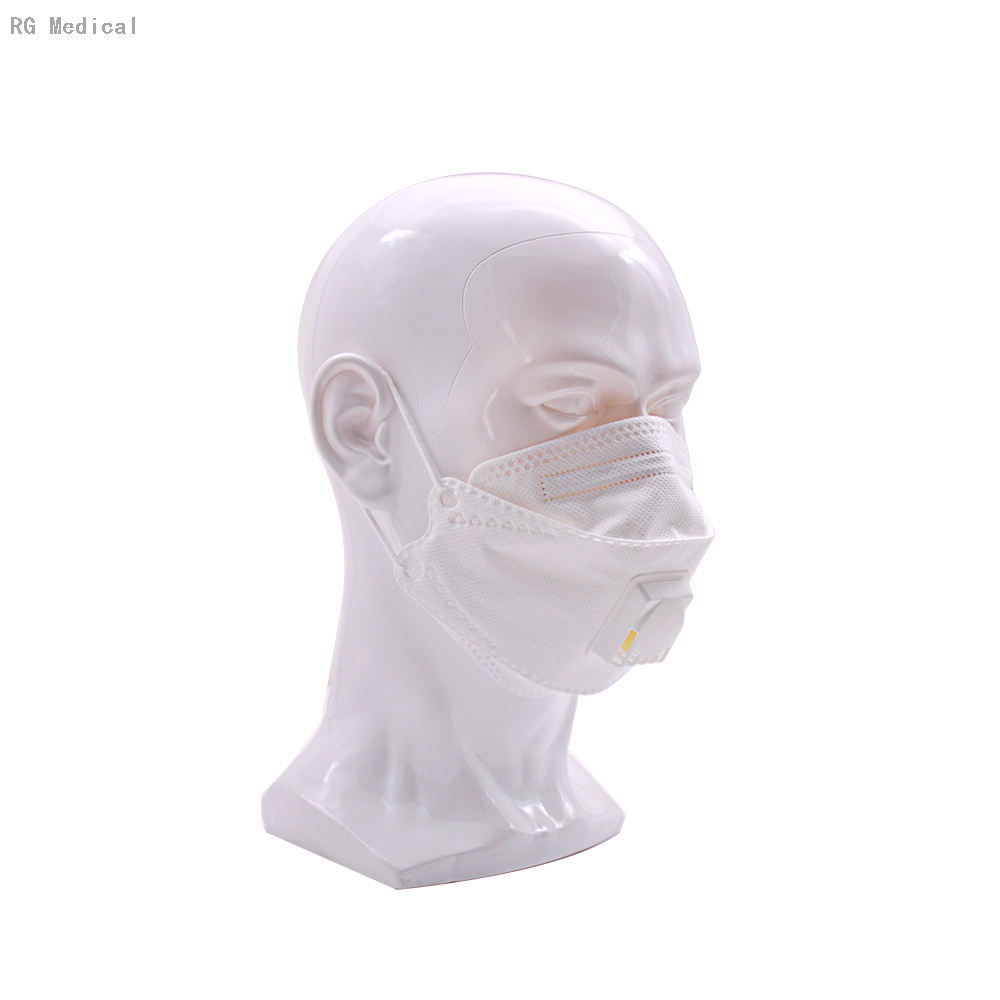 4-fach Atemschutzmaske mit Maskenventil FFP3