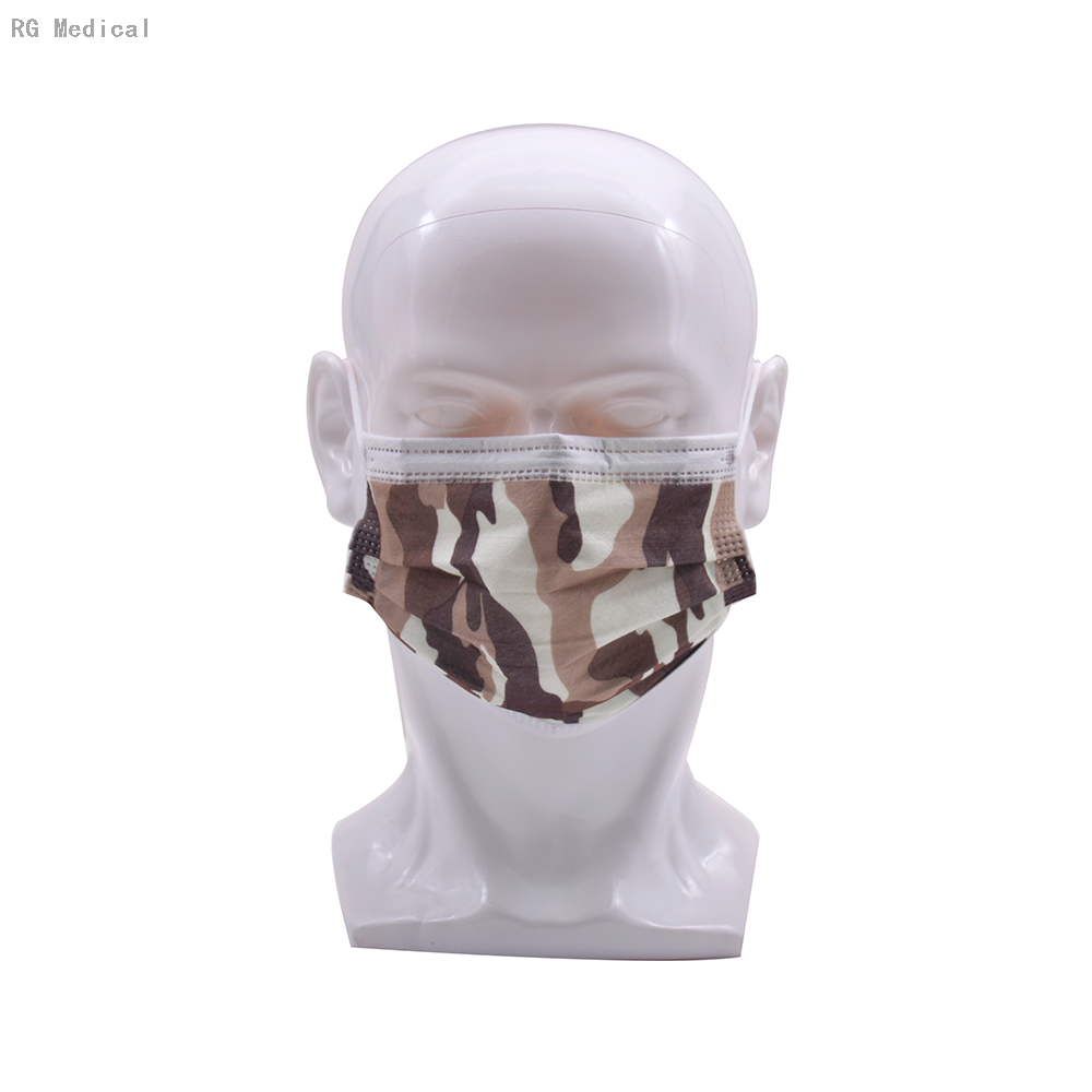 Atmungsaktive Army Brown Respirator Anti-PM2.5 FFP2 Maske